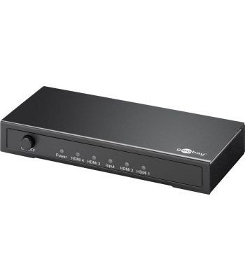 GOOBAY - HDMI splitter - 1 ind til 4 ud m. DC
