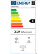 Ecotronic KF260NF - Fritstående kølefryseskab