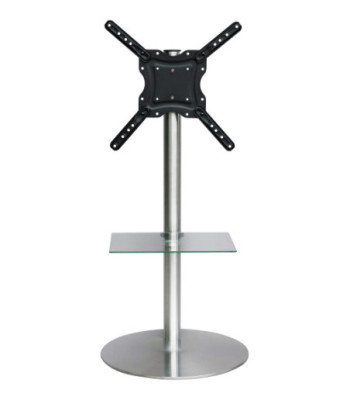 Sinox StandView TV gulvstand med drejbar top. 26"-65". Alu finish