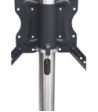 Sinox StandView TV gulvstand med drejbar top. 26"-65". Alu finish