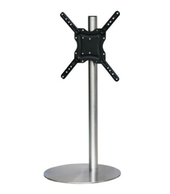 Sinox StandView TV gulvstand med drejbar top. 26"-65". Alu finish