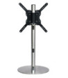 Sinox StandView TV gulvstand med drejbar top. 26"-65". Alu finish