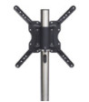 Sinox StandView TV gulvstand med drejbar top. 26"-65". Alu finish