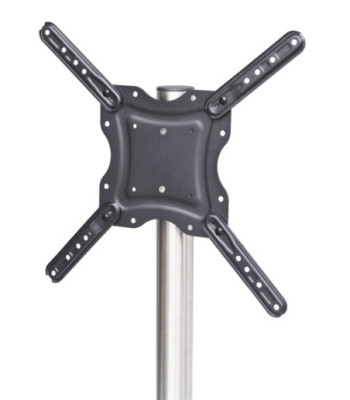 Sinox StandView TV gulvstand med drejbar top. 26"-65". Alu finish