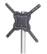 Sinox StandView TV gulvstand med drejbar top. 26"-65". Alu finish