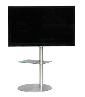 Sinox StandView TV gulvstand med drejbar top. 26"-65". Alu finish