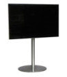 Sinox StandView TV gulvstand med drejbar top. 26"-65". Alu finish