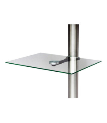 Sinox hylde til Sinox StandView TV gulvstand. Glas