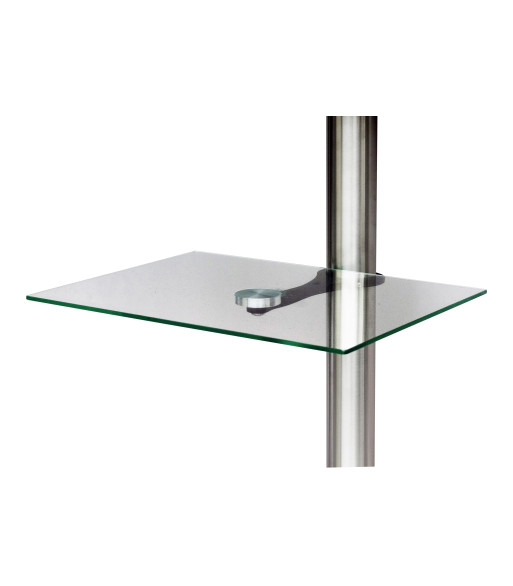 Sinox hylde til Sinox StandView TV gulvstand. Glas