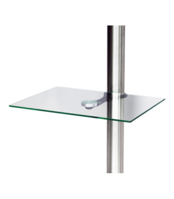 Sinox hylde til Sinox StandView TV gulvstand. Glas