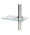 Sinox hylde til Sinox StandView TV gulvstand. Glas