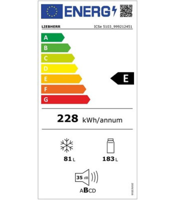 Liebherr  ICSe 5103-20 001 - Integrerbart kølefryseskab