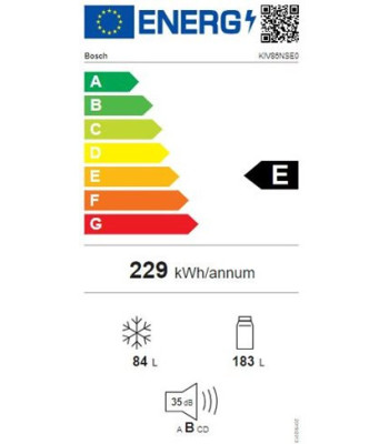 Bosch KIV86NSE0 - Integreret kølefryseskab