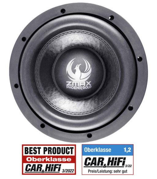 Phoenix Gold ZR series subwoofer ZMAX82. 8'' SPL subwoofer Phoenix Gold ZR series subwoofer ZMAX82. 8'' SPL subwoofer