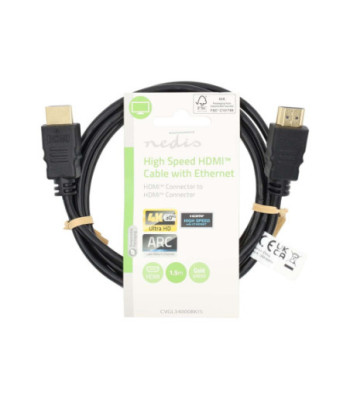 High Speed HDMI _ kabel med Ethernet CVGL34000BK15