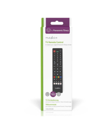 Erstatnings Fjernbetjening panasonic/sharp TVRC45PASHBK
