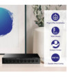 Strong switch 8 Gigabit ports metal - Switch