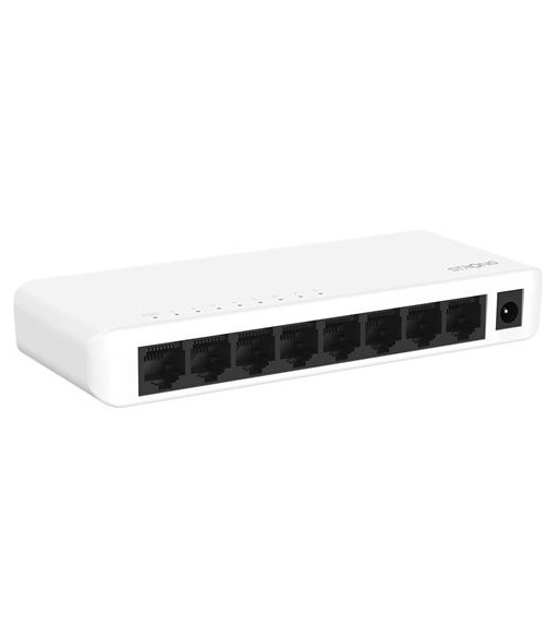 Strong switch 8 Gigabit ports plastic white - Switch
