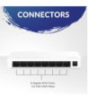 Strong switch 8 Gigabit ports plastic white - Switch