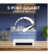 Strong switch 5 Gigabit ports plastic - Switch