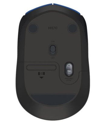 Logitech M171 Trådløs Sort Blå - Trådløs mus