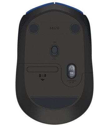 Logitech M171 Trådløs Sort Blå - Trådløs mus