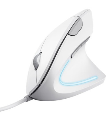 TRUST VERTO ERGO MOUSE - WHITE - Mus