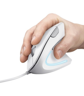 TRUST VERTO ERGO MOUSE - WHITE - Mus