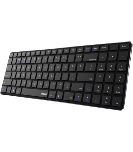 RAPOO E9100M Multi-Mode Trådløs Keyboard Nordisk Layout RAPOO E9100M Multi-Mode Trådløs Keyboard Nordisk Layout