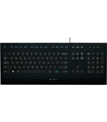 Logitech Corded K280e Tastatur Kabling Nordisk