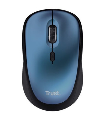 TRUST YVI+ WIRELESS MOUSE ECO BLUE - Trådløs mus