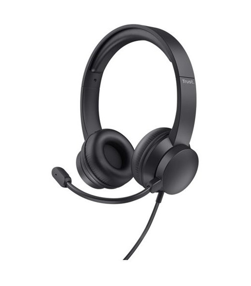 TRUST AYDA USB PC HEADSET - BLACK - Headset TRUST AYDA USB PC HEADSET - BLACK - Headset