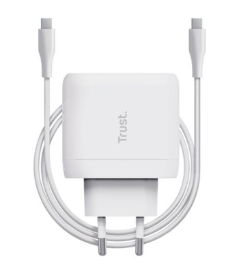 TRUST MAXO 65W USB-C CHARGER - WHITE