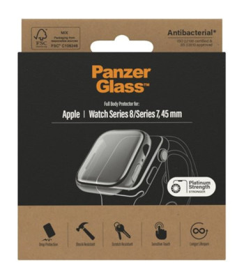 PanzerGlass Apple Watch Series 8/7 - 45mm - Transparent - Fu