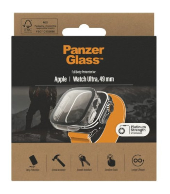 PanzerGlass Apple Watch Ultra 49mm - Transparent - Full Body