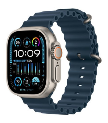 Watch Ultra 2 GPS + Cell. 49mm Titanium Case / Blue Ocean Ba