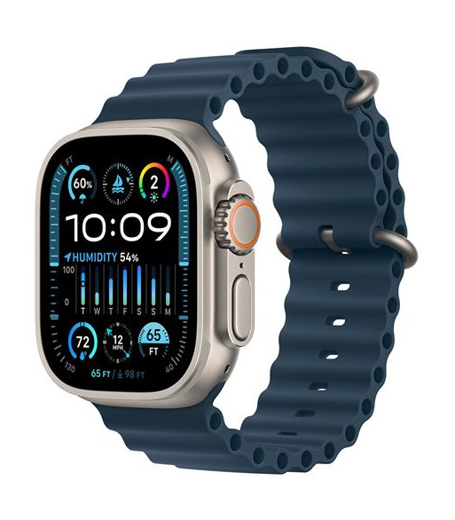 Watch Ultra 2 GPS + Cell. 49mm Titanium Case / Blue Ocean Ba Watch Ultra 2 GPS + Cell. 49mm Titanium Case / Blue Ocean Ba