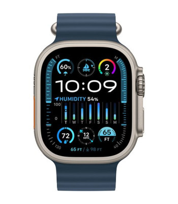 Watch Ultra 2 GPS + Cell. 49mm Titanium Case / Blue Ocean Ba