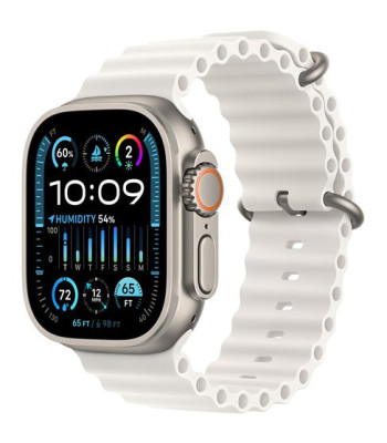 Watch Ultra 2 GPS + Cell. 49mm Titanium Case / White Ocean B