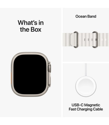 Watch Ultra 2 GPS + Cell. 49mm Titanium Case / White Ocean B