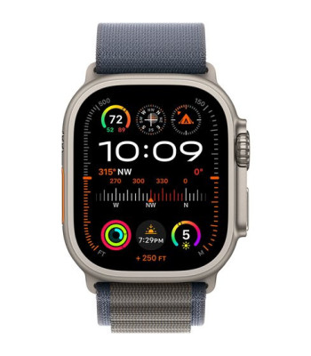 Watch Ultra 2 GPS + Cell. 49mm Titanium Case / Blue Alpine L