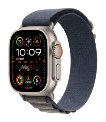 Watch Ultra 2 GPS + Cell. 49mm Titanium Case / Blue Alpine L