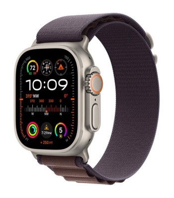 Watch Ultra 2 GPS + Cell. 49mm Titanium Case / Indigo Alpine