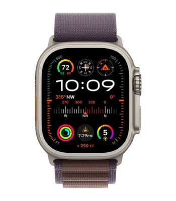 Watch Ultra 2 GPS + Cell. 49mm Titanium Case / Indigo Alpine