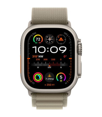 Watch Ultra 2 GPS + Cell. 49mm Titanium Case / Olive Alpine