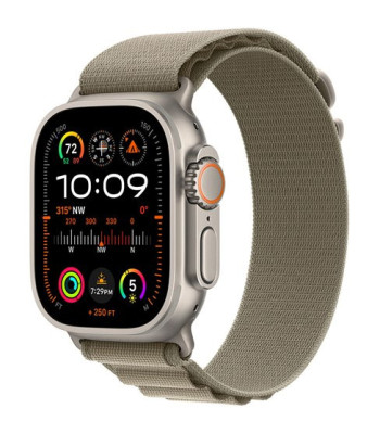 Watch Ultra 2 GPS + Cell. 49mm Titanium Case / Olive Alpine