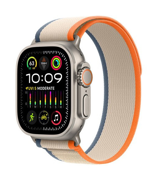 Watch Ultra 2 GPS + Cell. 49mm Titanium Case / Orange/Beige Watch Ultra 2 GPS + Cell. 49mm Titanium Case / Orange/Beige