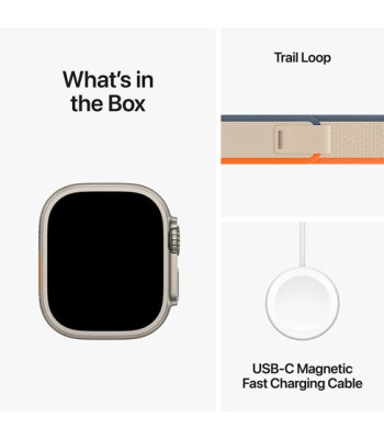 Watch Ultra 2 GPS + Cell. 49mm Titanium Case / Orange/Beige