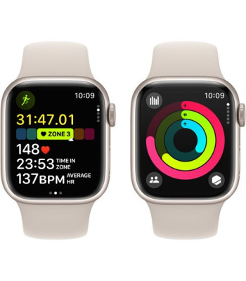 Watch Series 9 GPS 41mm Starlight Aluminium Case / Starlight