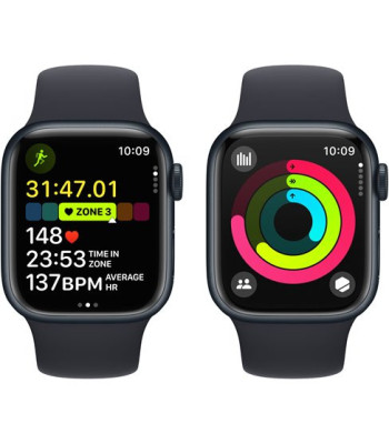 Watch Series 9 GPS 41mm Midnight Aluminium Case / Midnight S